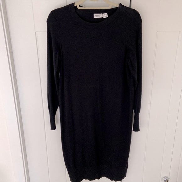 NOISY MAY Boatneck Knit Dress in BLACK | Size M - Picture 3 of 8